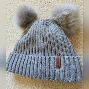 Bench Kids Gray Pom-Pom Beanie